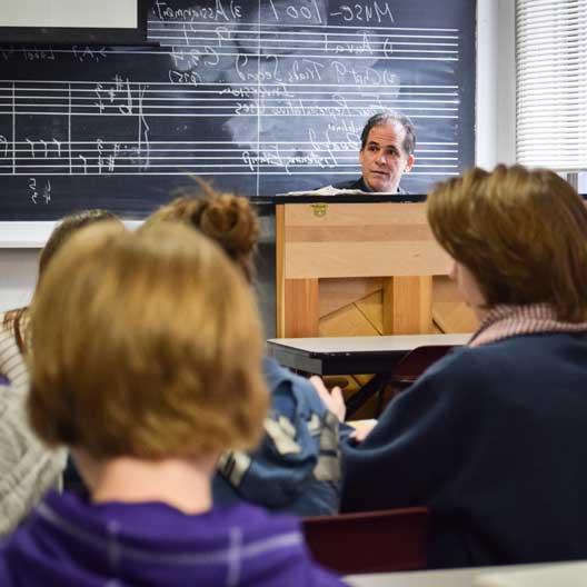 Students in a Music class
